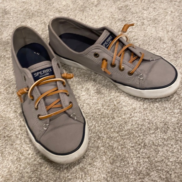 Sperry Canvas Slip On Dock Shoes - Picture 1 of 5